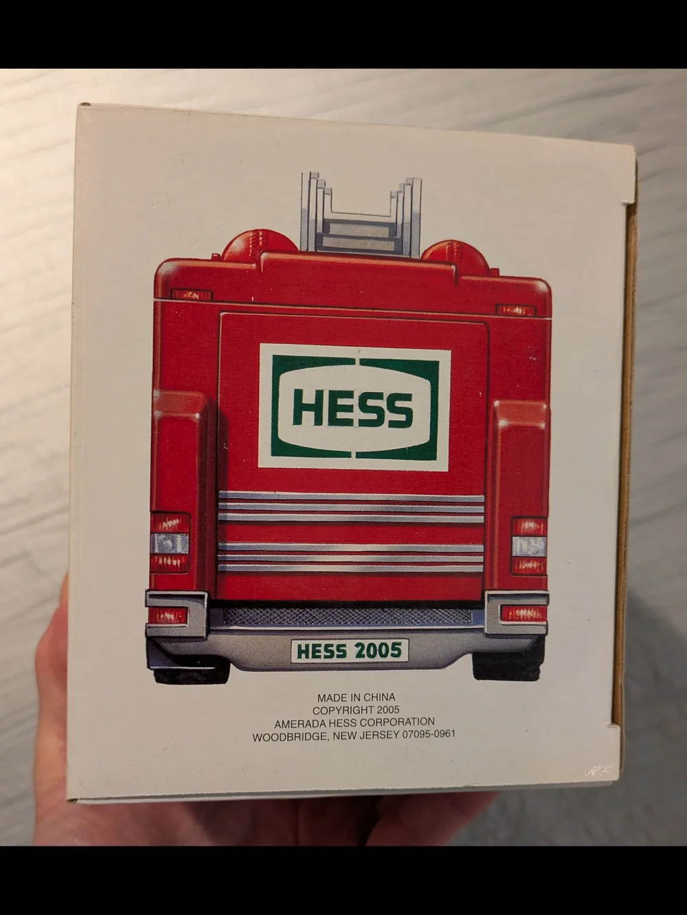 2005 Hess Emergency Fire Engine Truck with Rescue Vehicle New In Box Vintage Toy